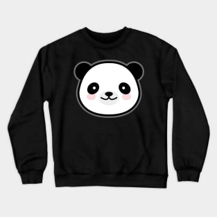 Panda Kawaii Face Crewneck Sweatshirt